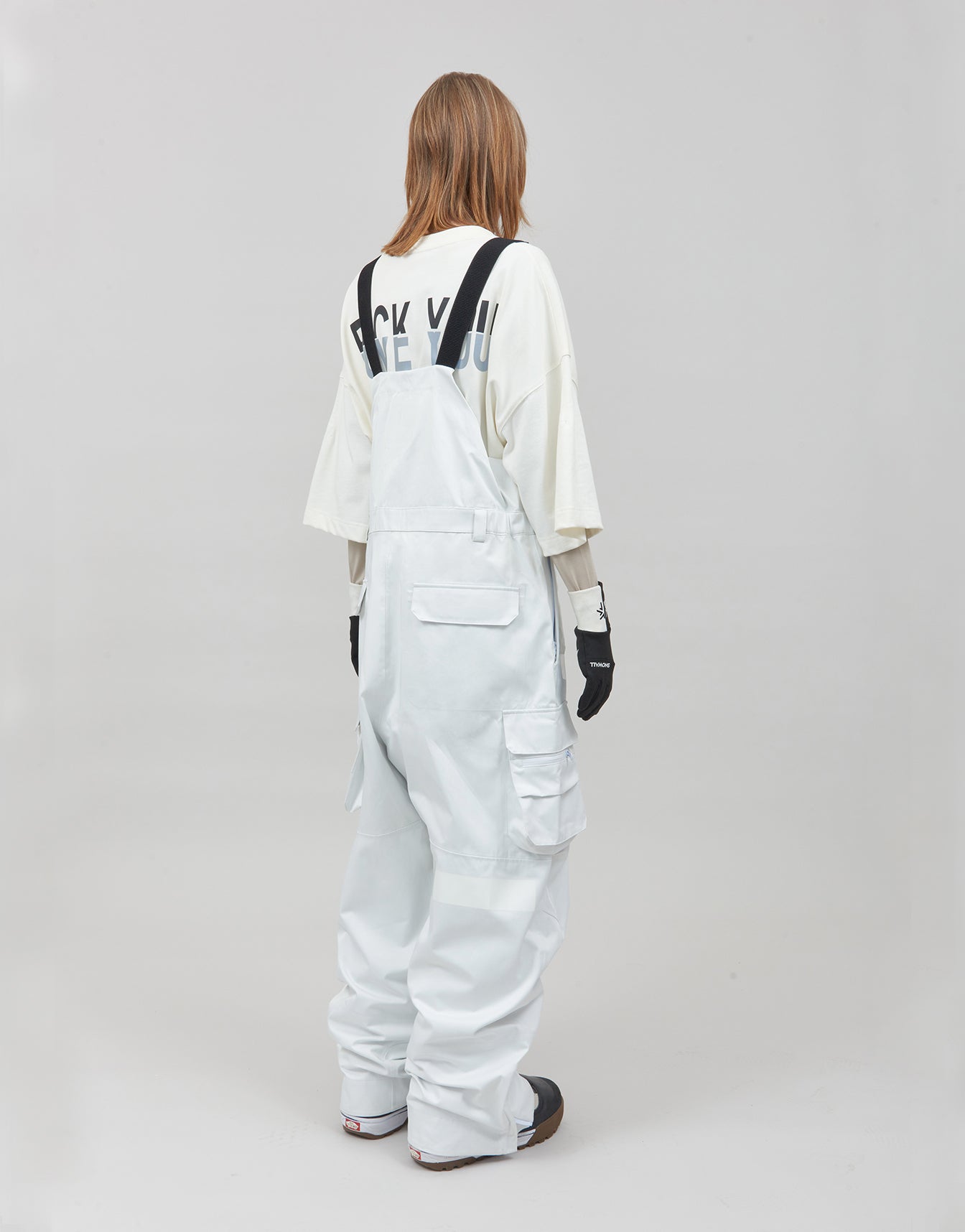 Bib Pants Waterproof Readygo White