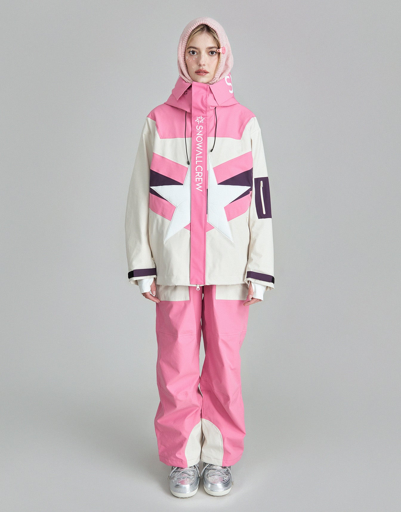 Bib Pants Waterproof A Star Born Pink