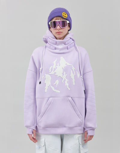 Hoodie Water Resistant Mountain Purple Light