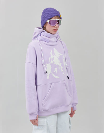 Hoodie Water Resistant Mountain Purple Light