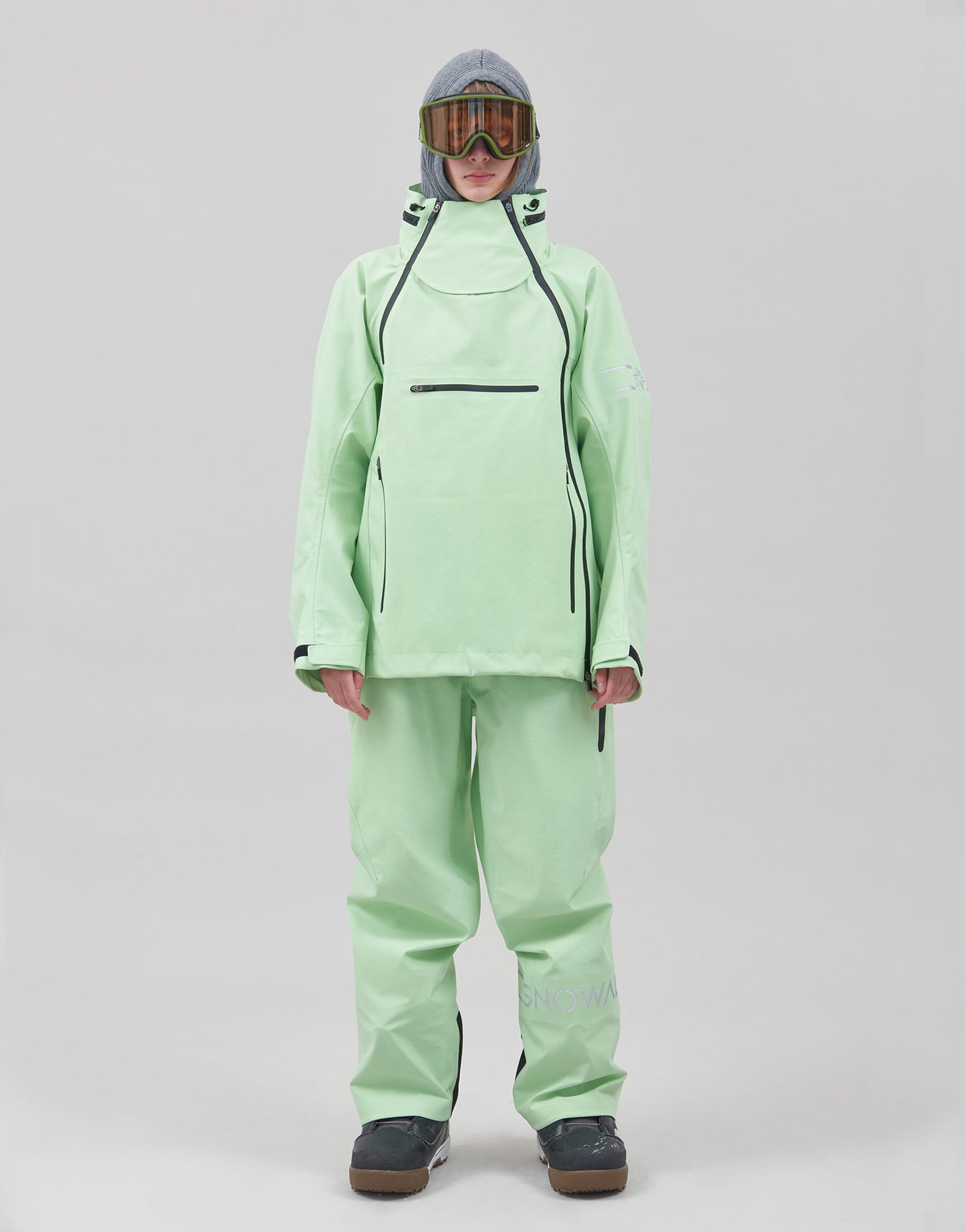 Shell Jacket Waterproof Samurai Lime – Snowall crew