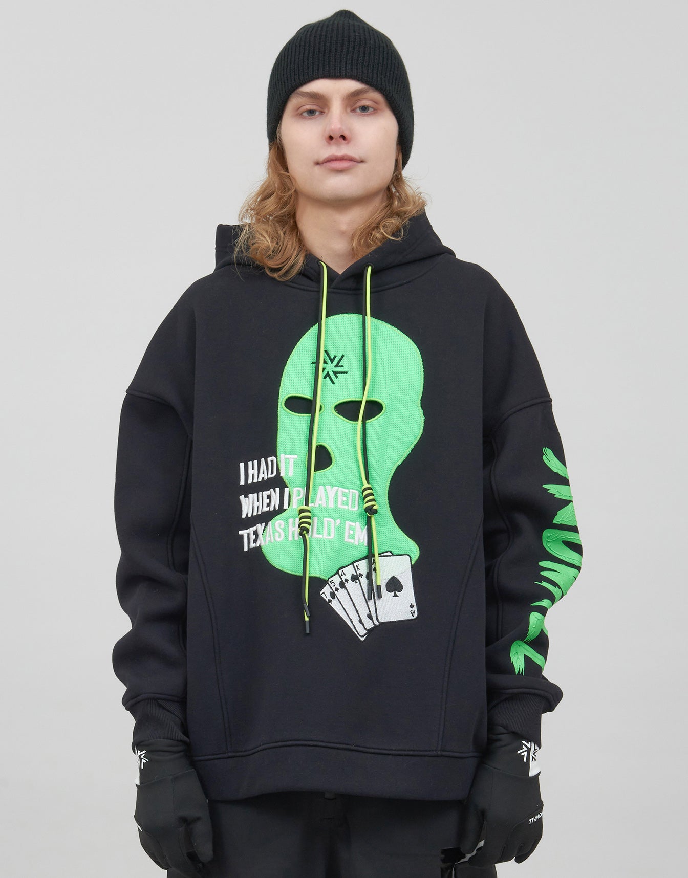 Sweat à capuche résistant à l'eau ak457 