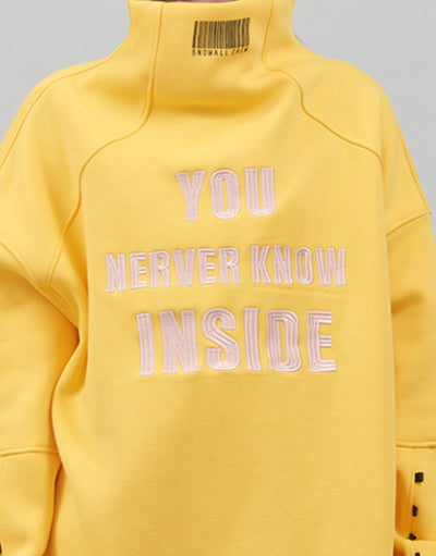 Hoodie Water Resistant Inside Lemon
