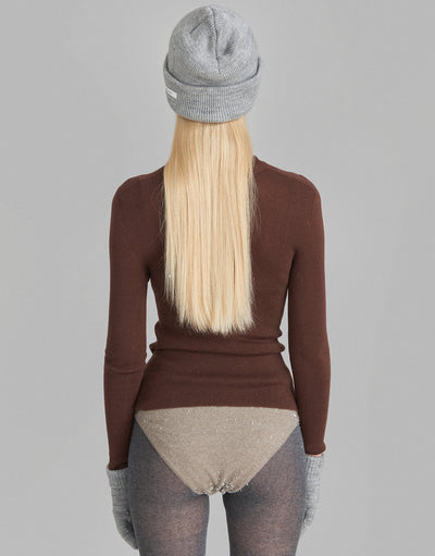 Shirt Wood  WASH OK High Neck