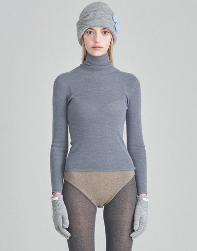 Shirt Wood  WASH OK High Neck