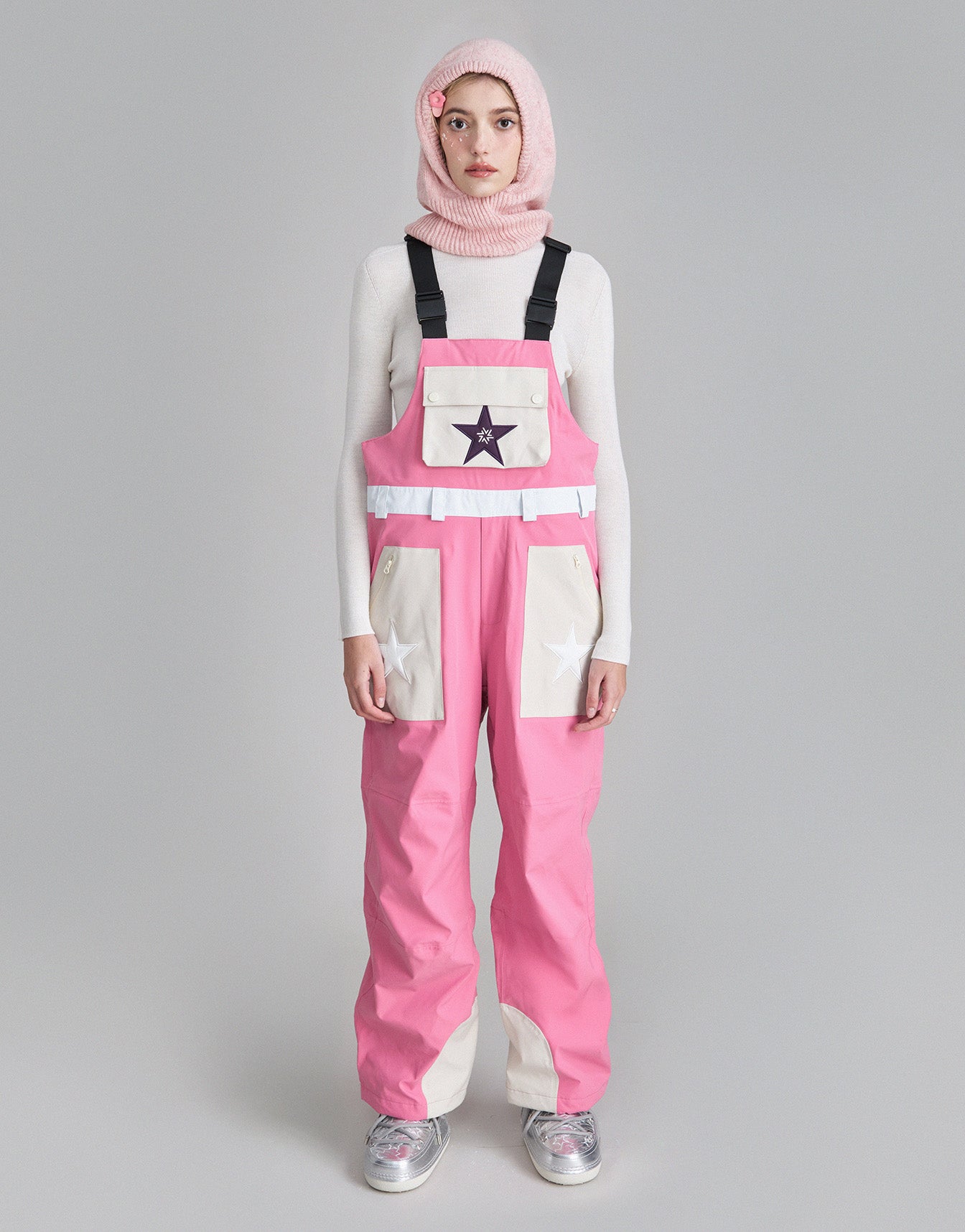 Bib Pants Waterproof A Star Born Pink