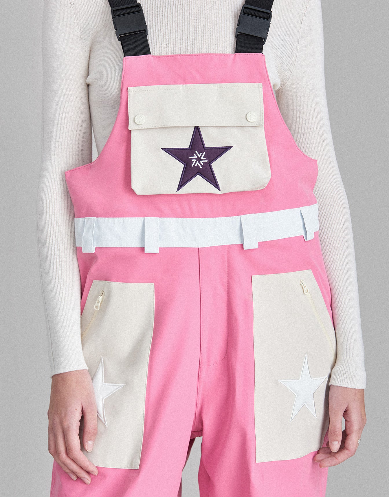 Bib Pants Waterproof A Star Born Pink