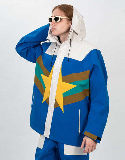 Jacket Waterproof A Star Born Blue